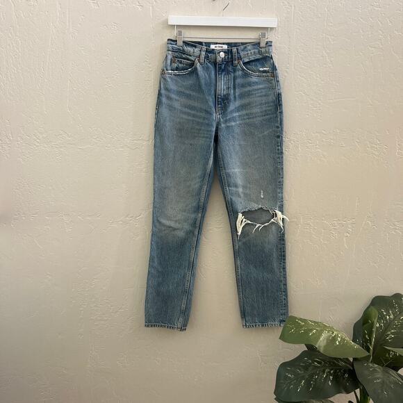 EUC $315 RE/DONE 70s Straight Jeans In Worn Medium Raf - Picture 5 of 9